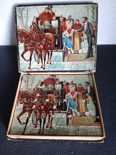 Antik puzzle stück im - stück,