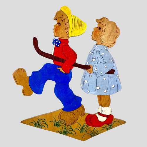 1930er holz wandfigur - holz,