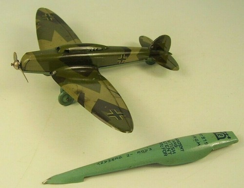 Antikes lehmann blech flugzeug - blech,