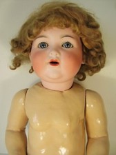 Antike Porzellankopf Puppe AM