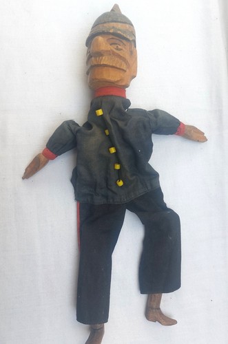 Antike handpuppe holz - handpuppe,