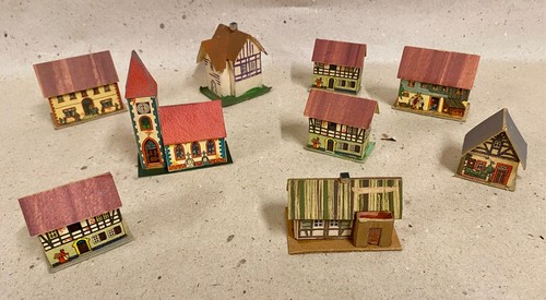 Alt miniaturen papphäuser - alt,