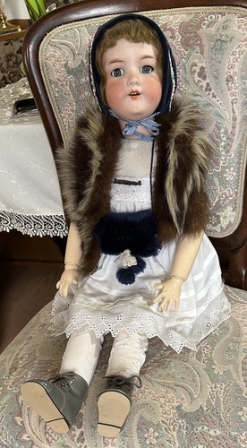 Antike porzellankopfpuppe - antike,